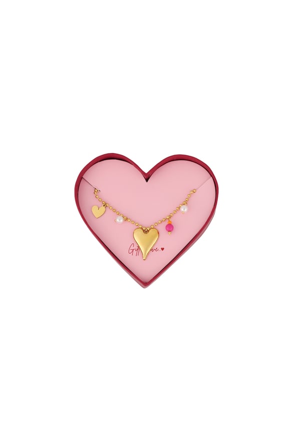Gift of love Stainless steel love Bracelet - Gold color