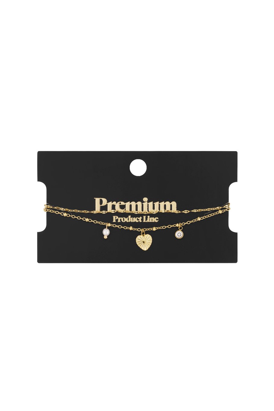Love Love Love Armband - Goud kleur Afbeelding2
