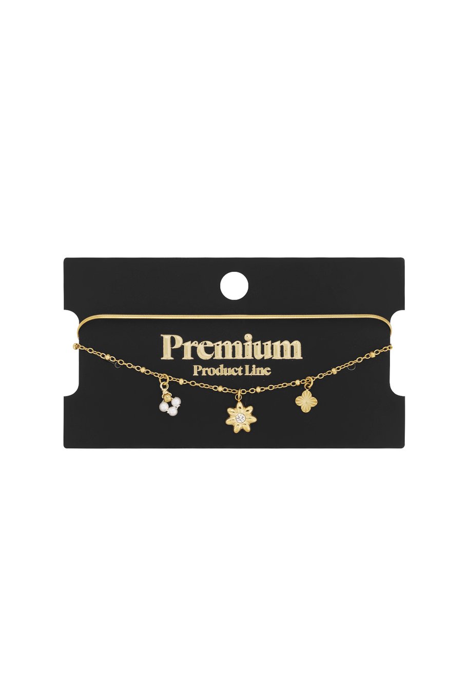 Floral Bracelet - Gold Color Picture3