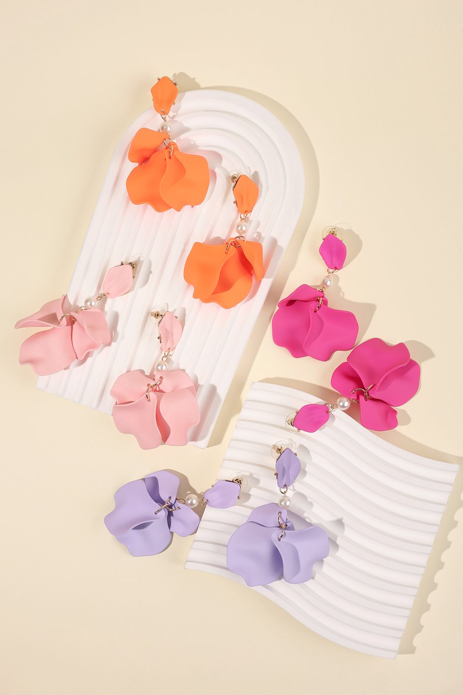 Fuchsia Haze Earrings - Fuchsia h5Picture4