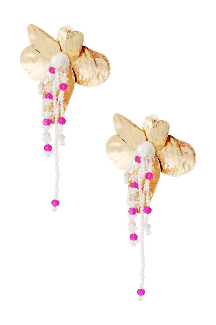 Love rain Earrings - Orange