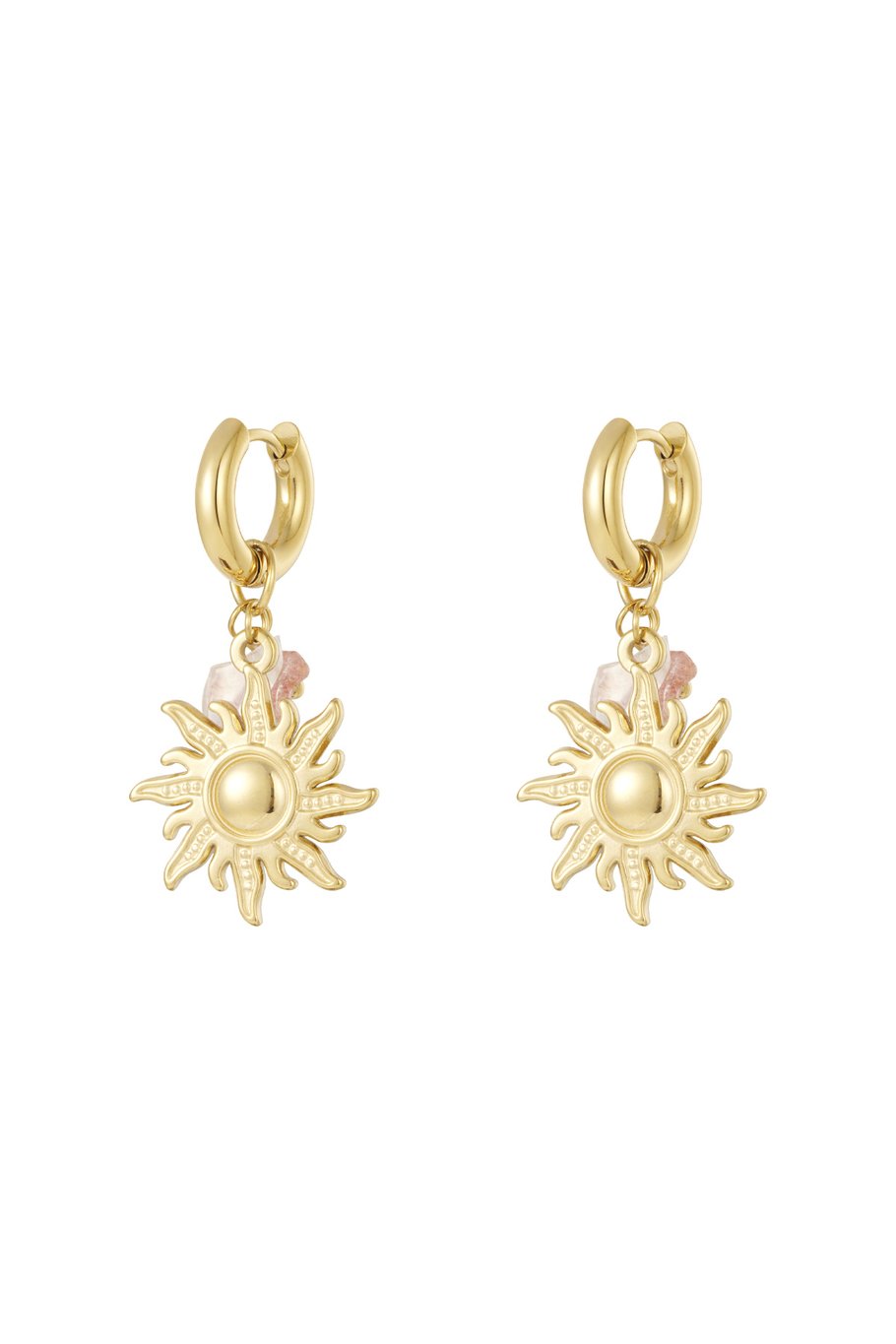 Stainless Steel Drop Earrings Sun/Moon Casual Daily Simple Series Women's jewelry