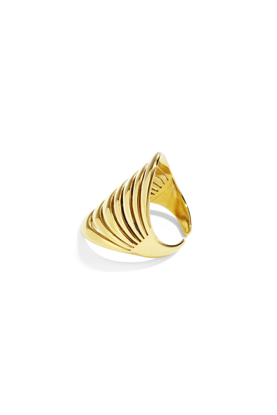 Stainless Steel Statement Rings lines Casual Daily Simple Series Women's jewelry Picture2