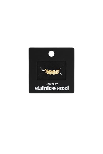 Bagues minimalistes en acier inoxydable, style cœur, décontractées, simples et quotidiennes, bijoux pour femmes h5 Image3