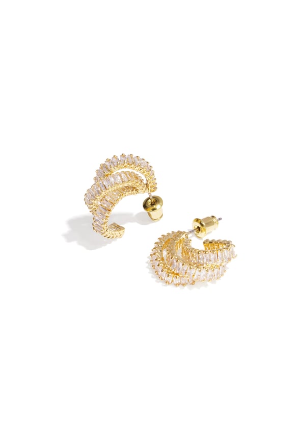 Kupfer Creolen Geometrische Elegante Weihnachten Luxuriöse Serie frauen schmuck 2