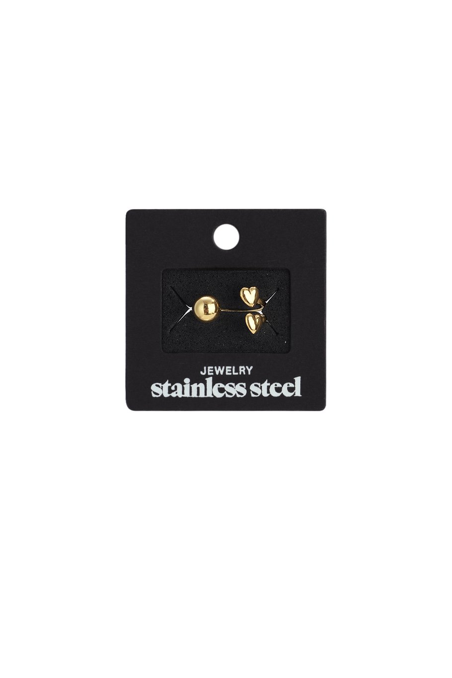 Stainless Steel Minimalist Rings Heart Casual Daily Simple Series Women's jewelry h5Picture4