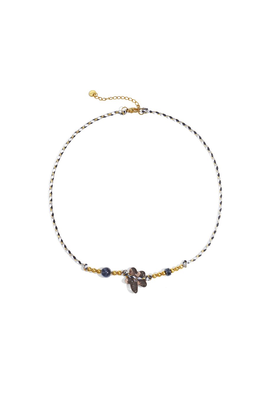 Polyester Perlen Halsketten Blume Casual Täglich Einfache Serie frauen schmuck Bild2