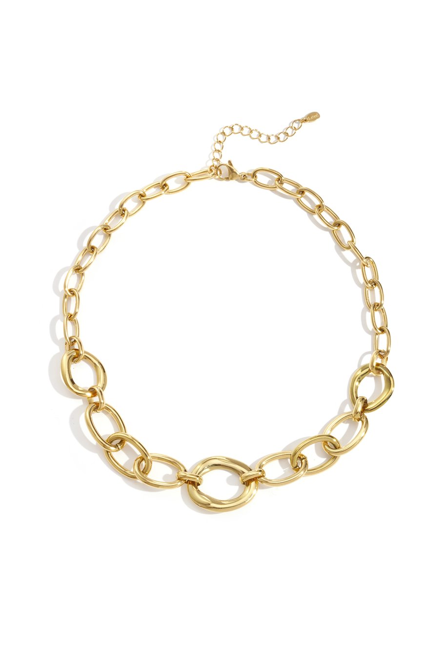 Edelstahlkette Halsketten Kette Casual Daily Simple Series Damenschmuck Bild2