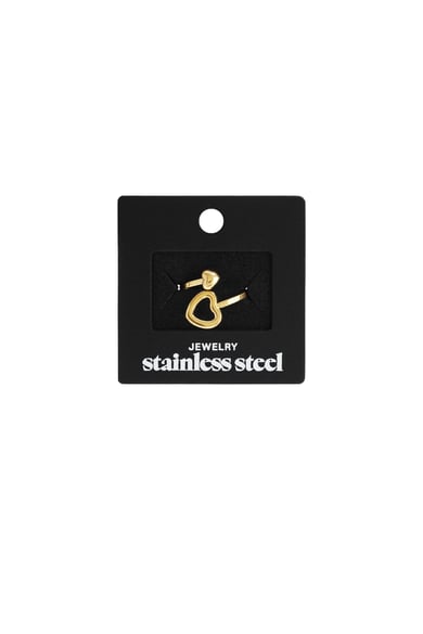 Edelstahl Minimalist Ringe Herz Casual Täglich Einfache Serie frauen schmuck h5 Bild3