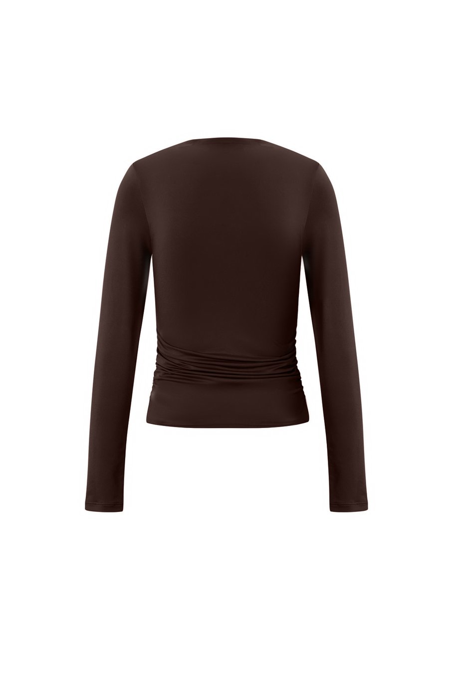 Nylon Langarmshirts Einfarbig Basic Alle Passformen Kleidung h5Bild3