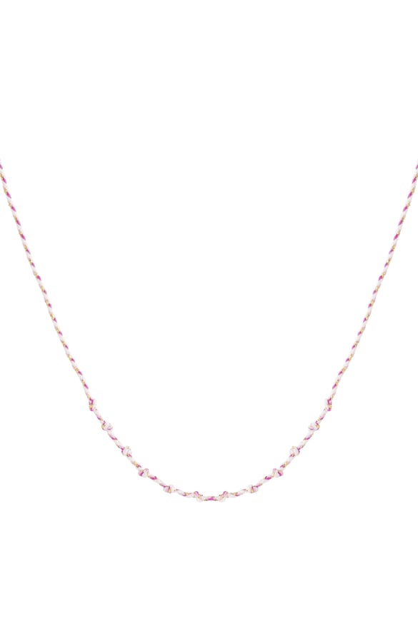 Cotton Chain Necklaces mixed color Casual Daily 2