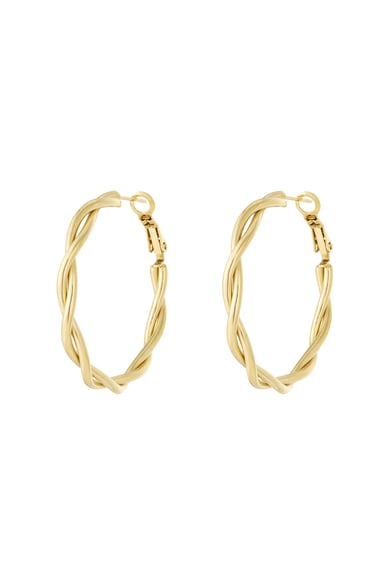 Pendientes de aro de acero inoxidable geométricos, informales, diarios, serie sencilla, joyería para mujer h5 