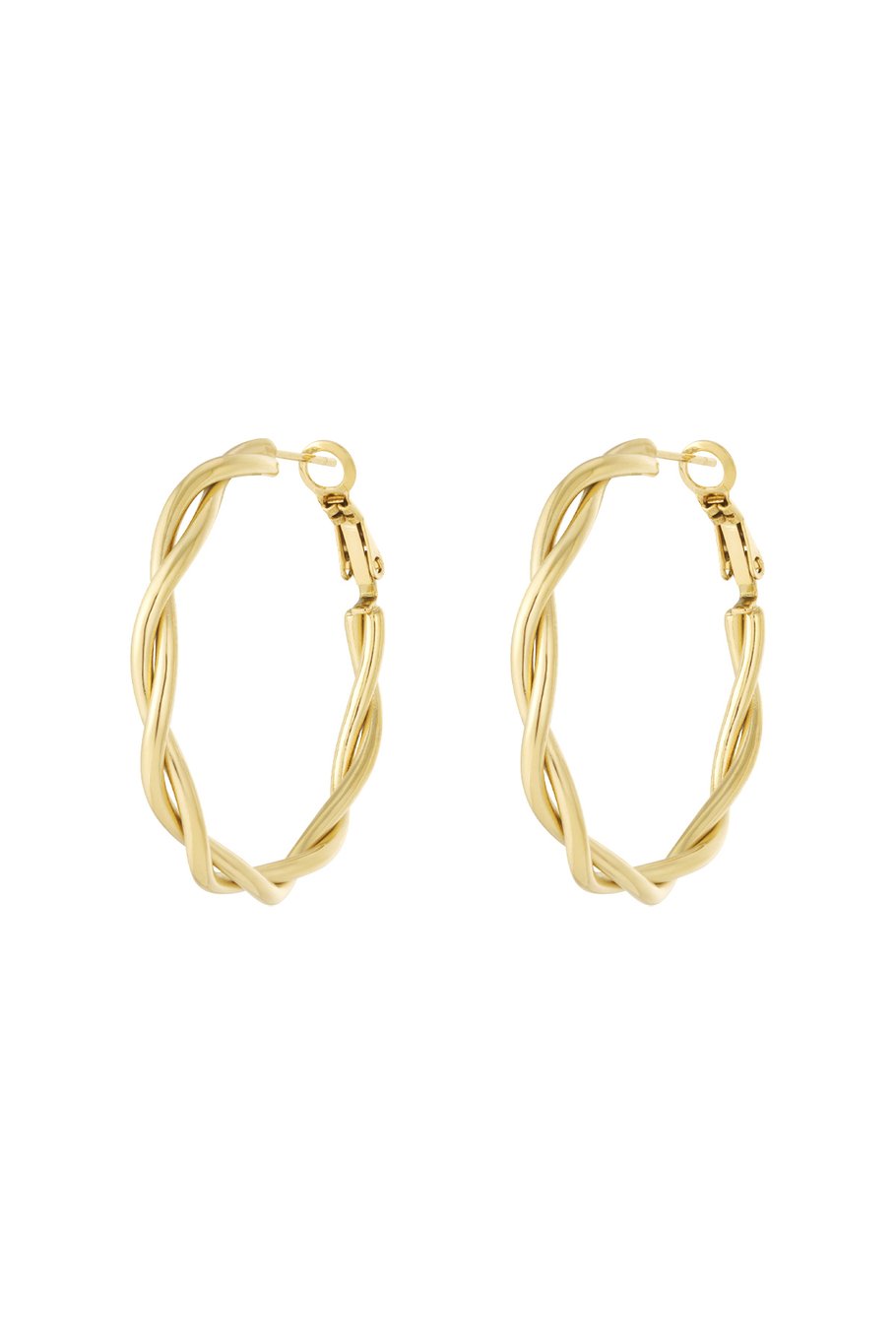Pendientes de aro de acero inoxidable geométricos, informales, diarios, serie sencilla, joyería para mujer 