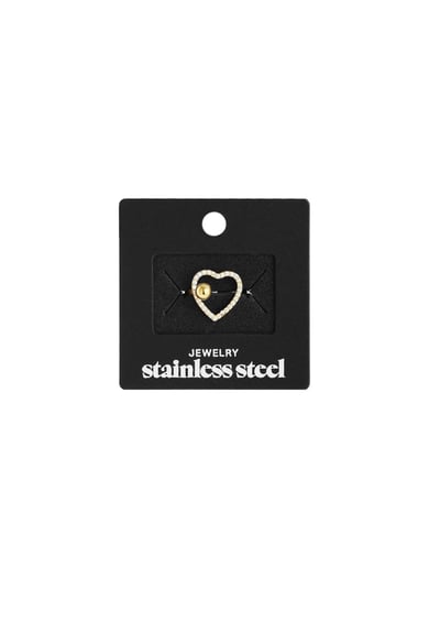 Stainless Steel Statement Rings Heart Casual Daily Simple Series Women's jewelry h5 Picture3