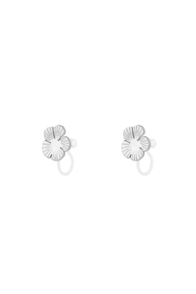 Orecchini a clip con fiori h5 Immagine2