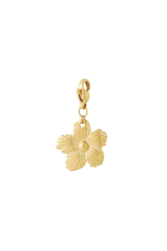 Edelstahl Schmuck Charms Blume Casual Alltag