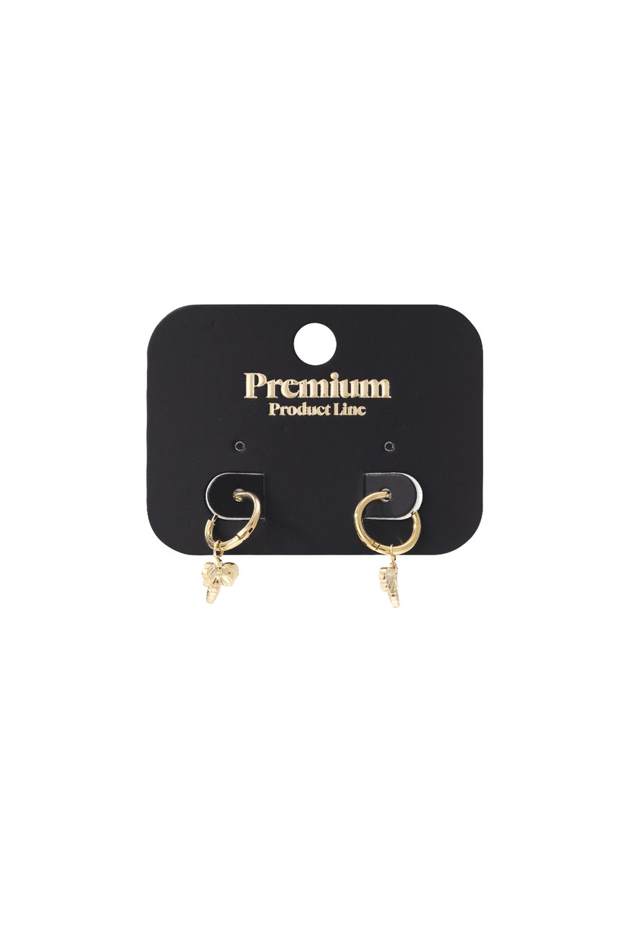 earrings with charm &quot;bee&quot; (Pack with plastic bag) Picture5