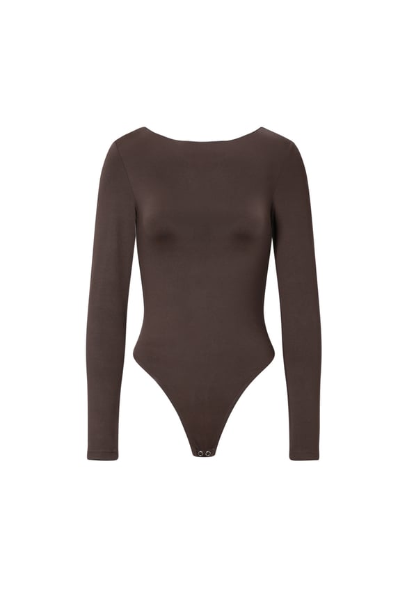 Nylon Shapewear Bodysuit Solid color Basic All Fit  Clothes 2