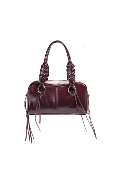 Bolsos de hombro con borlas retro de PU, accesorios diarios h5 