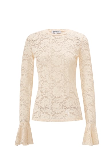 Top in pizzo - Nero h5 Immagine4