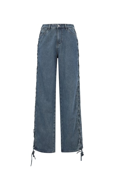 Jeans à lacets h5 