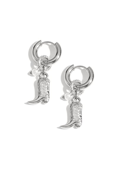 Boucles d&#39;oreilles pendantes en acier inoxydable pour bottes, série Casual Daily Simple, bijoux pour femmes h5 Image2