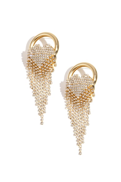 Iron Dangle Earrings irregular shape Elegant Christmas Luxurious Series Women's jewelry h5 