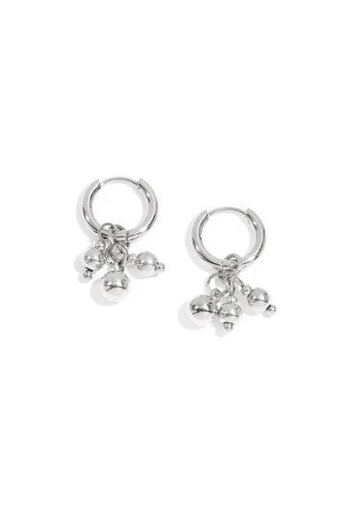 Edelstahl Tropfen Ohrringe unregelmäßige form Casual Täglich Einfache Serie frauen schmuck h5 Bild2