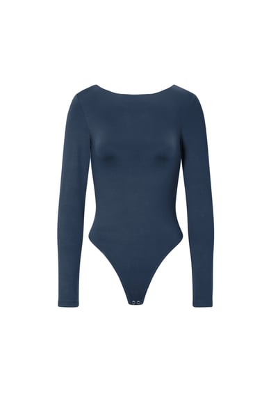 Nylon Shapewear Bodysuit Solid color Basic All Fit  Clothes h5 Picture10