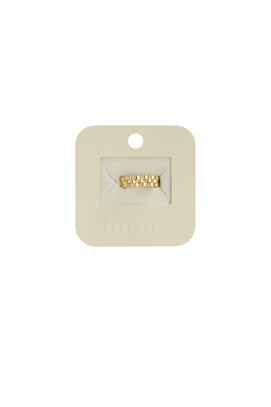 Anelli minimalisti in acciaio inossidabile di forma irregolare, semplici, quotidiani, semplici, gioielli da donna h5 Immagine4