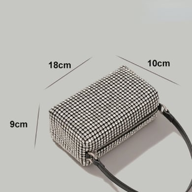 1 pieza de lujosa serie elegante color sólido PU bolsos de mano para mujer h5 Imagen2