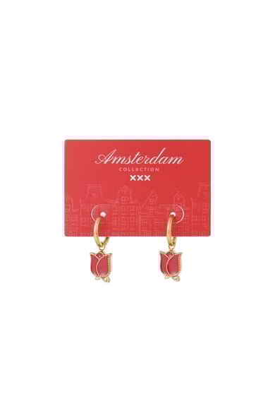 Edelstahl Tropfen Ohrringe Blume Casual Täglich Einfache Serie frauen schmuck h5 Bild3