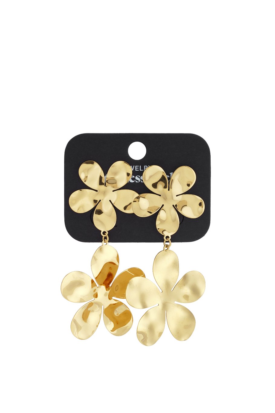 Boucles d&#39;oreilles pendantes en acier inoxydable, série Fleur, décontractée, simple et quotidienne, bijoux pour femmes Image3