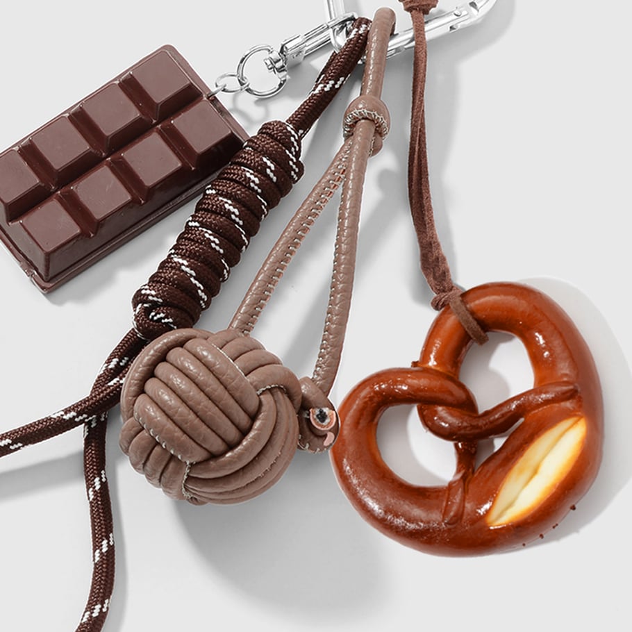 1 Piece Leather Star Chocolate Bag Charm Picture5