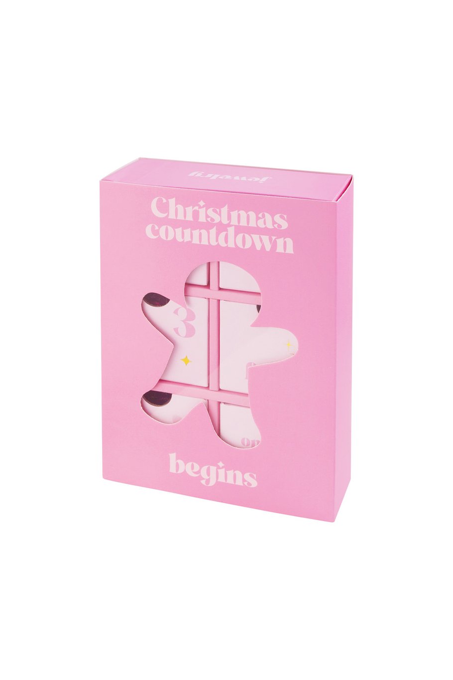 Adventskalender Lebkuchenmann - Rosa