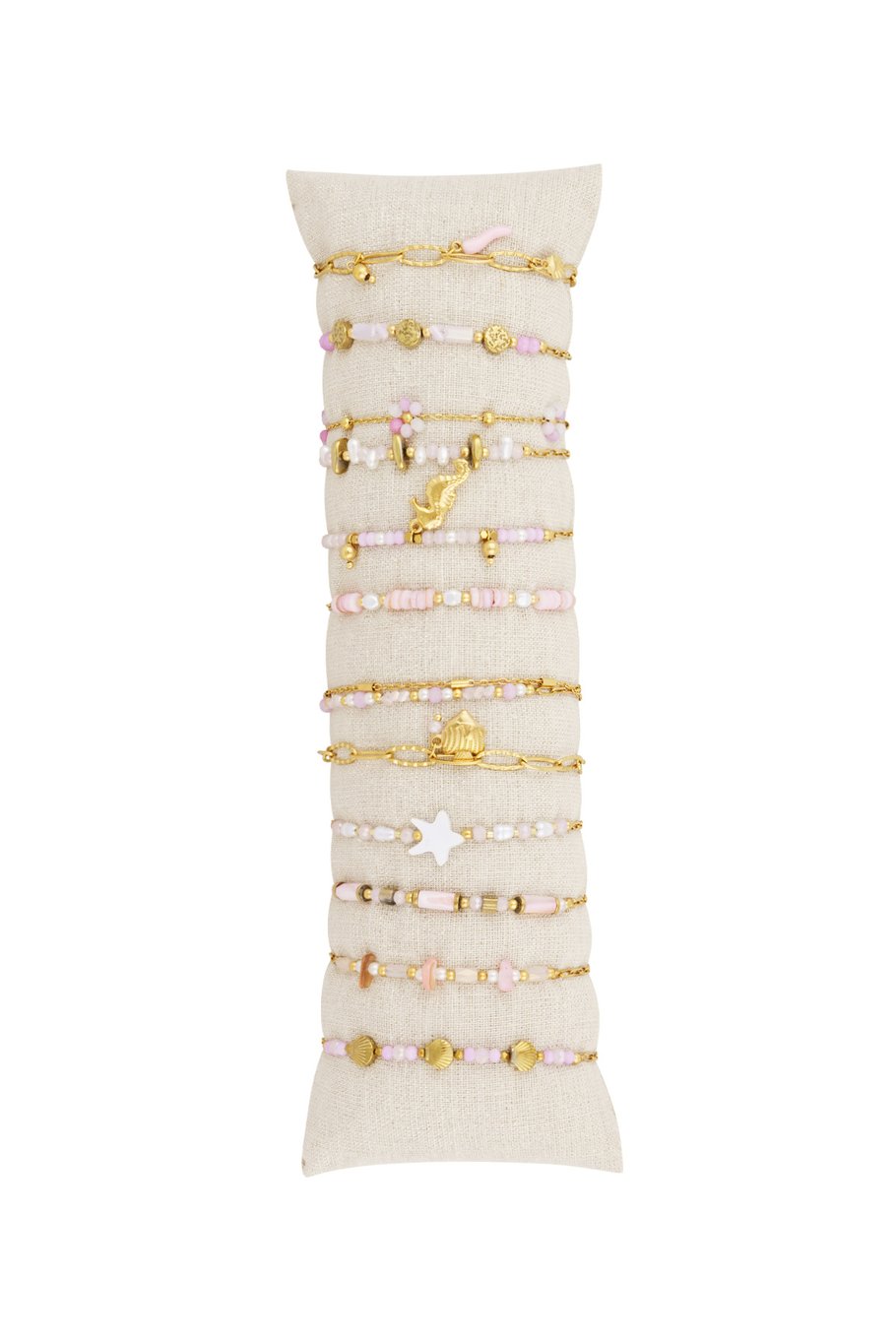 bracelets set island girl - white