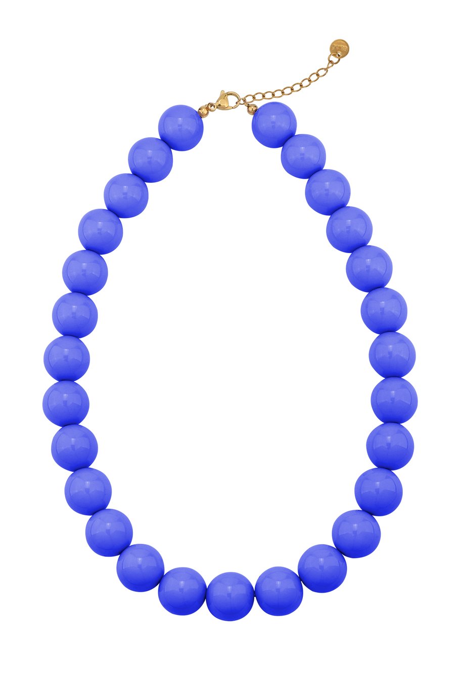 Large colored necklace - 15mm 