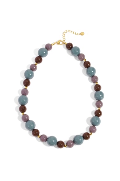 Colliers de perles en acrylique, série décontractée, simple et quotidienne, bijoux pour femmes h5 