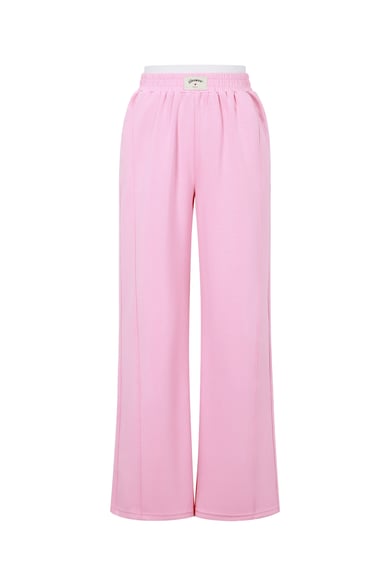 Polyester fiber (polyester) Straight pants Solid color Sporty All Fit  Clothes h5 