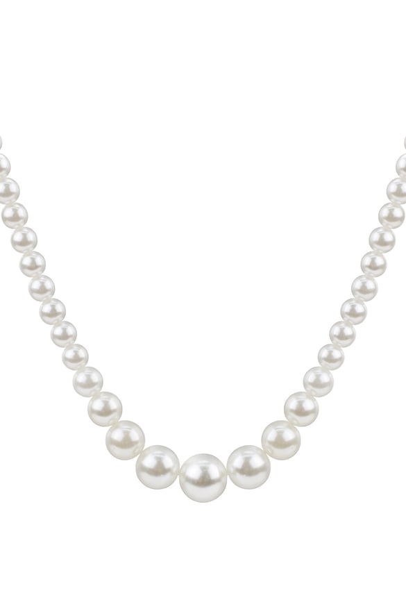 Collana di perle color miele