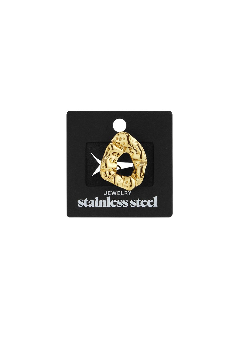 Stainless Steel Statement Rings irregular shape Casual Daily Simple Series Women's jewelry h5Picture5
