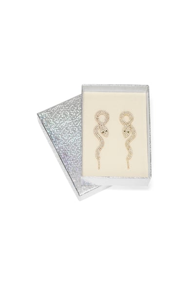 Kupfer Baumeln Ohrringe Tier Elegante Weihnachten Luxuriöse Serie frauen schmuck h5 Bild2