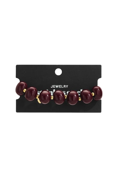 Bracelets en perles acryliques, série décontractée, simple et quotidienne, bijoux pour femmes-15mm*12.5mm h5 Image3