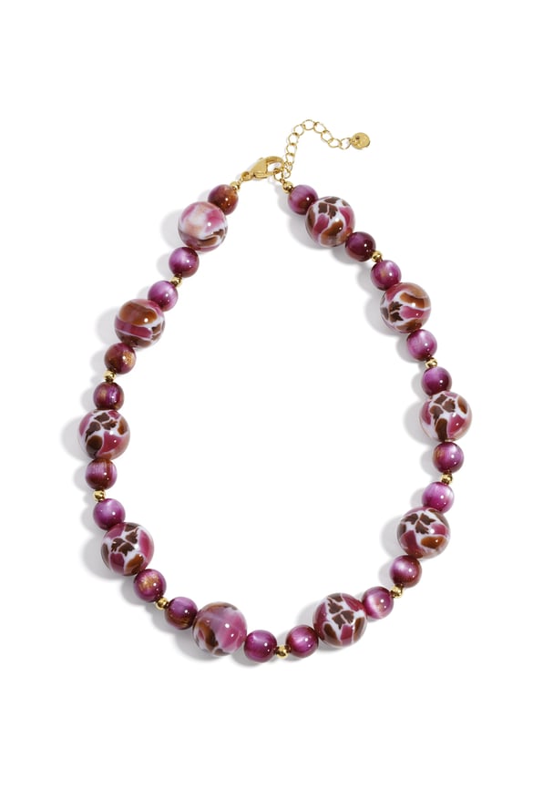 Colliers en perles de résine, série décontractée, simple et quotidienne, bijoux pour femmes 2