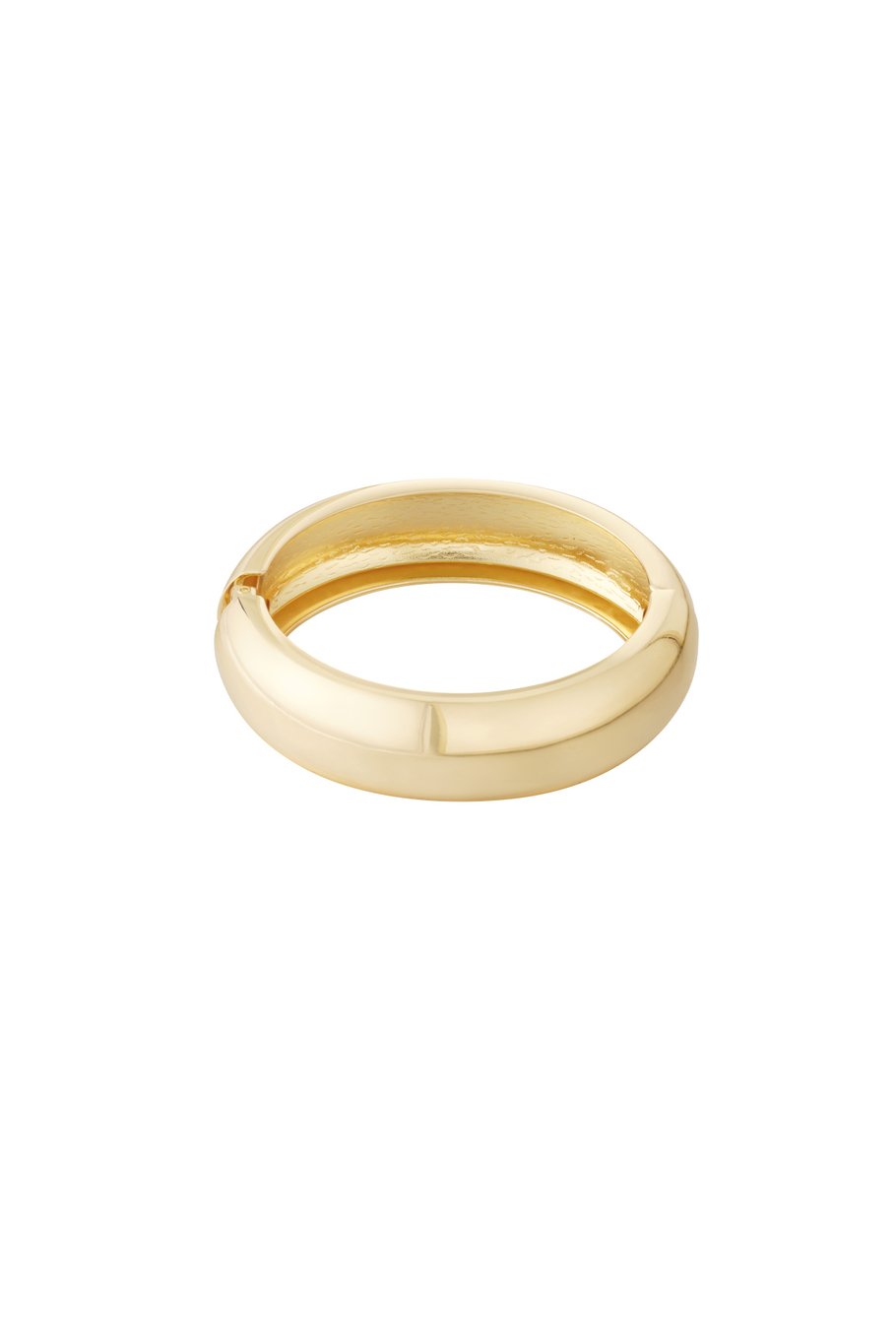 Goldener Kurvenarmreif 