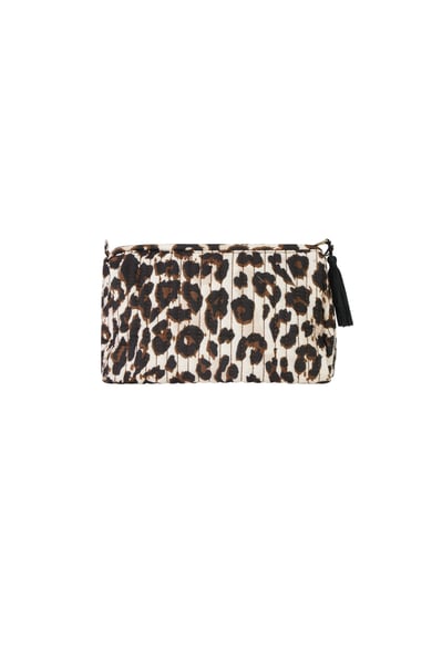 Makyaj Çantaları Leopar Desenli Günlük Polyester Günlük Aksesuarlar h5 