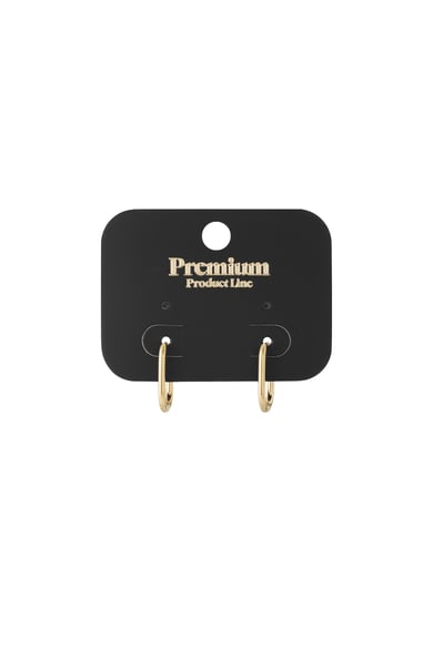 Cerchi ovali Gold Stainless Steel h5 Immagine4