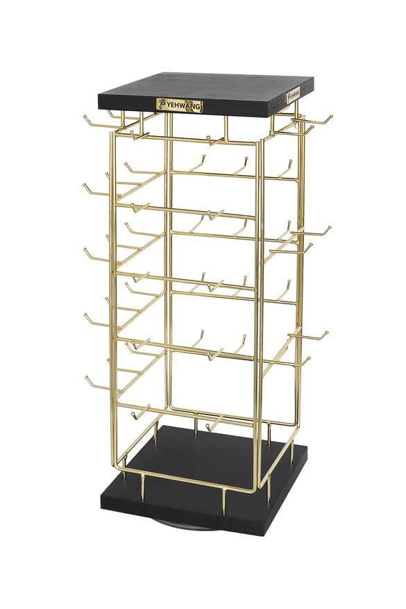 Display für Halsketten, Armbänder und Ohrringe – Schwarzgold 2