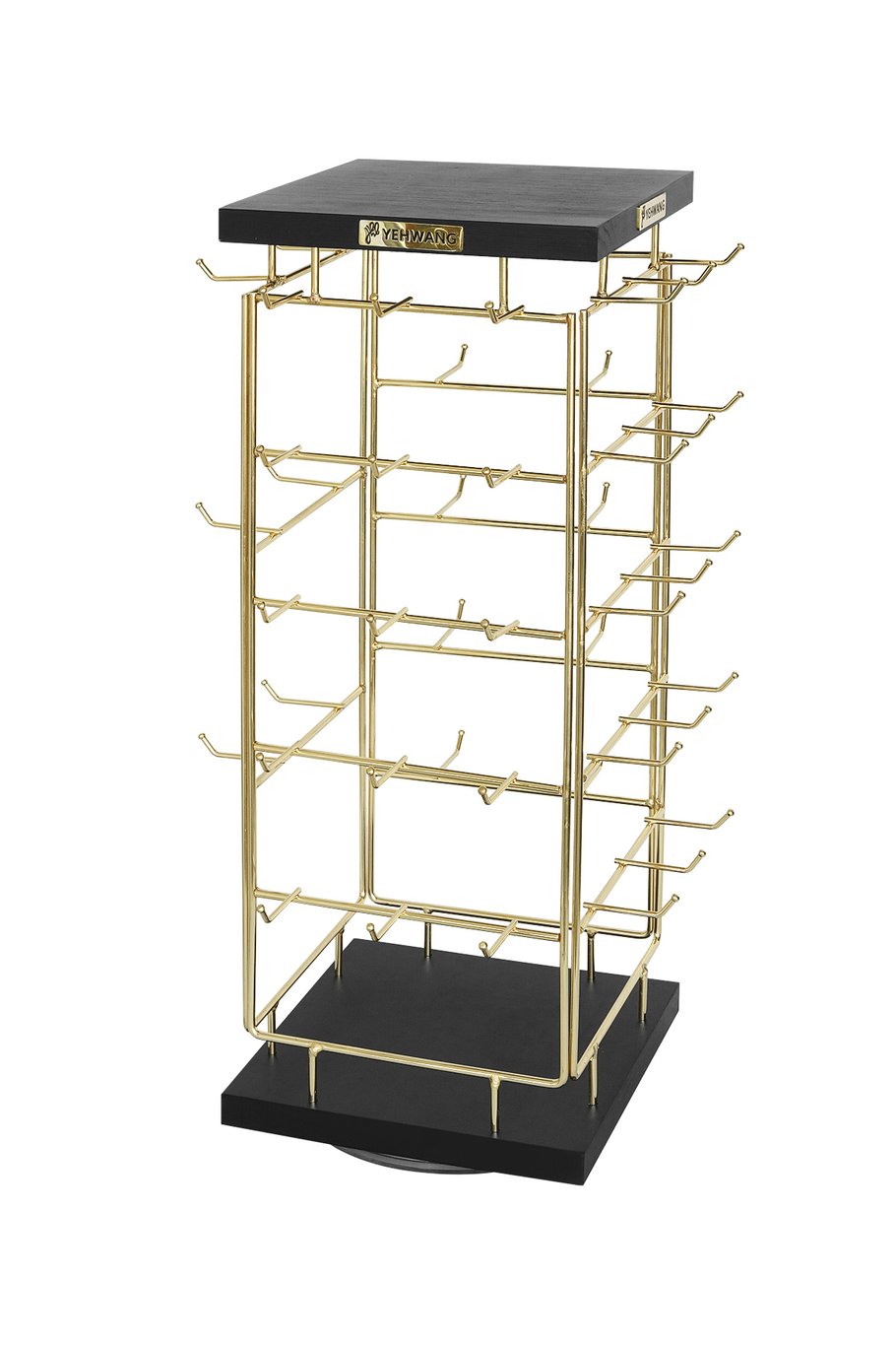 Display für Ohrringe - Schwarzgold