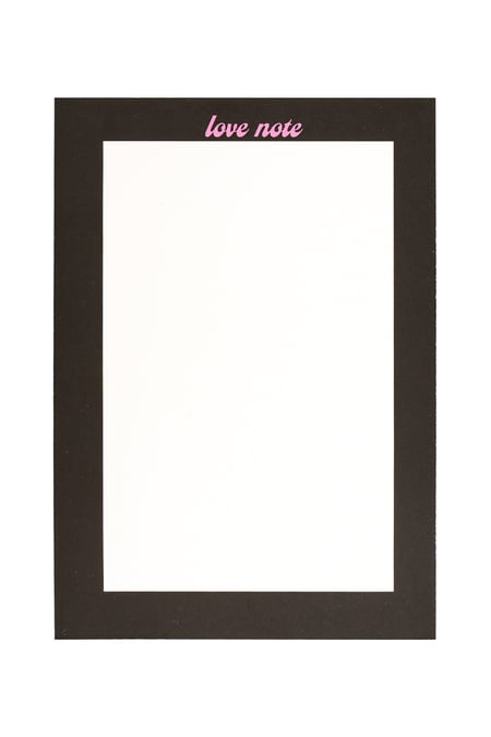 Greeting card do things with love black 2